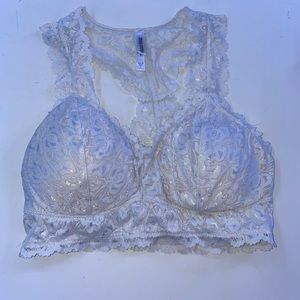 padded lace bralette
